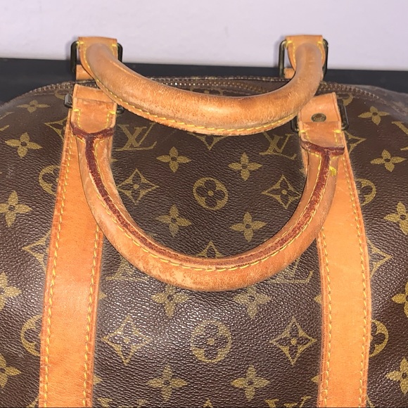 LOUIS VUITTON KEEPALL 50 Authentic Vintage Louis Vuitton Travel Bag - Picture 4 of 6